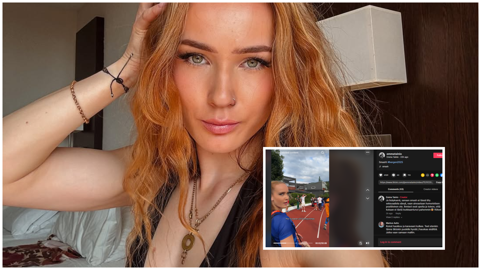 Emma Tainio TikTok-video