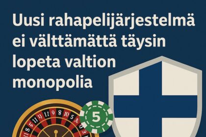Uusi rahapelijärjestelmä ei välttämättä täysin lopeta valtion monopolia